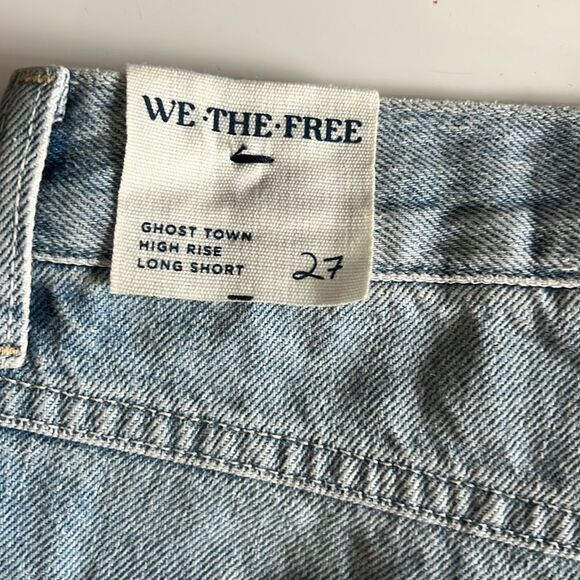 Free People WE THE FREE Ghost Town High Rise Long Short - Picture 9 of 10